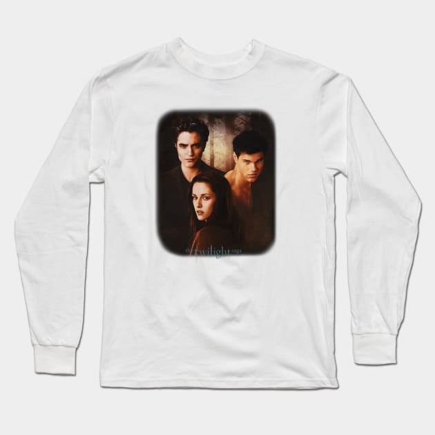 Twilight Trio Forest Boyfriend Long Sleeve T-Shirt by Stephensb Dominikn